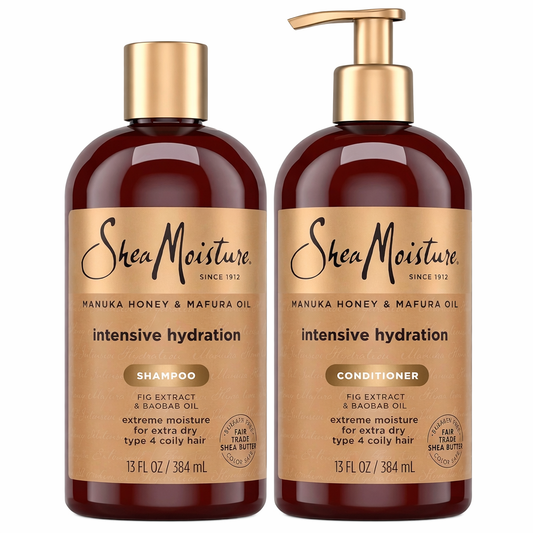 Champú / acondicionador Manuka Honey & Mafura Oil Intensive Hydration de Shea Moisture