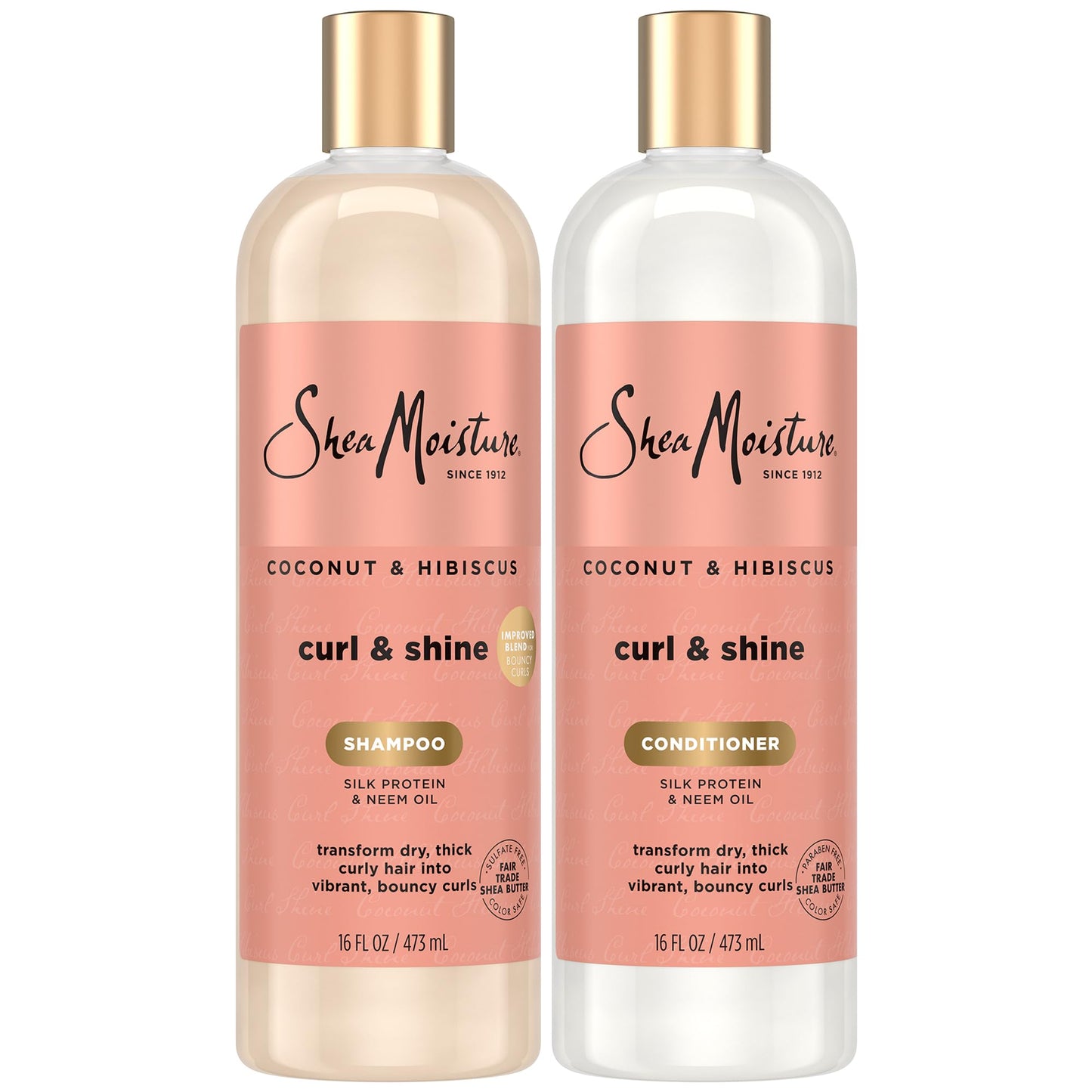 Champú / acondicionador  Coconut & Hibiscus Curl & Shine Shea Moisture