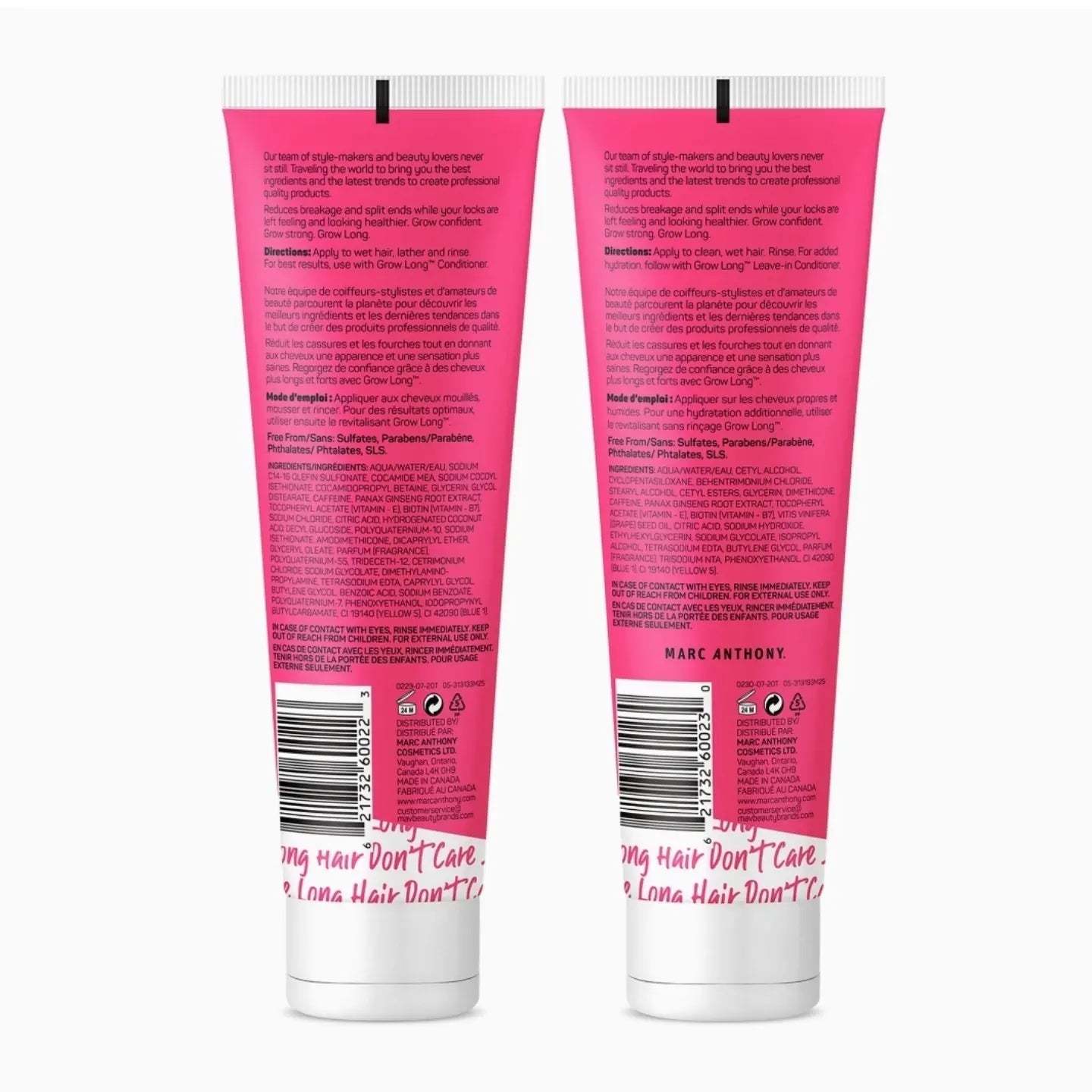Champú y acondicionador/ Grow Long/ Marc Anthony