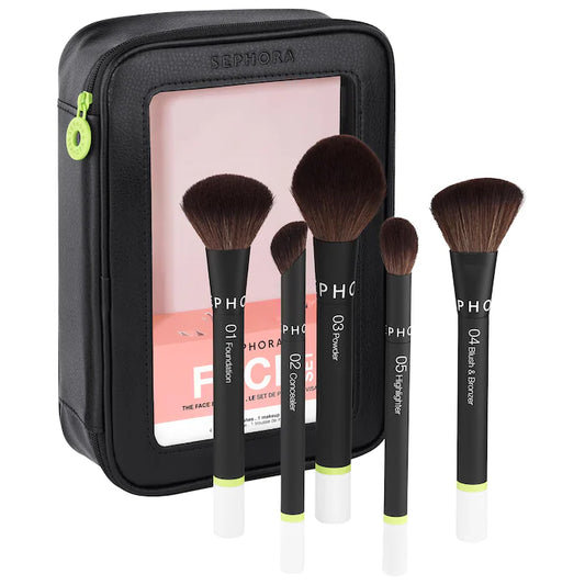 COLECCIÓN SEPHORA 
El juego de brochas para el rostro