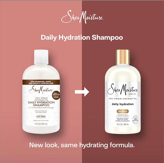Champú / Acondicionador 100% con aceite de coco  hidratación diaria Shea Moisture