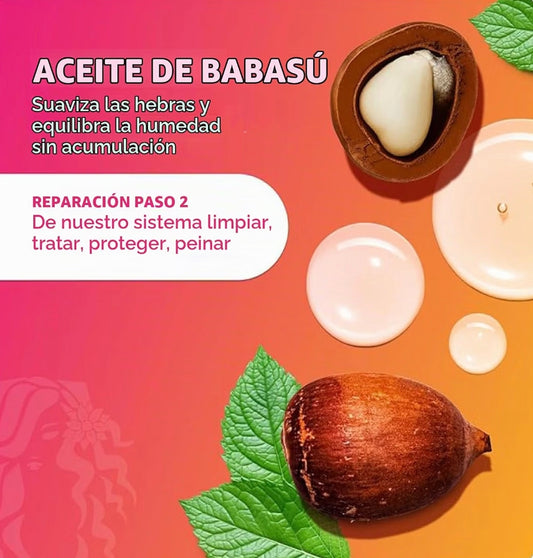Mielle Organics Babassu & Mint Deep Conditioner – Acondicionador Profundo con Babassu y Menta 8 oz