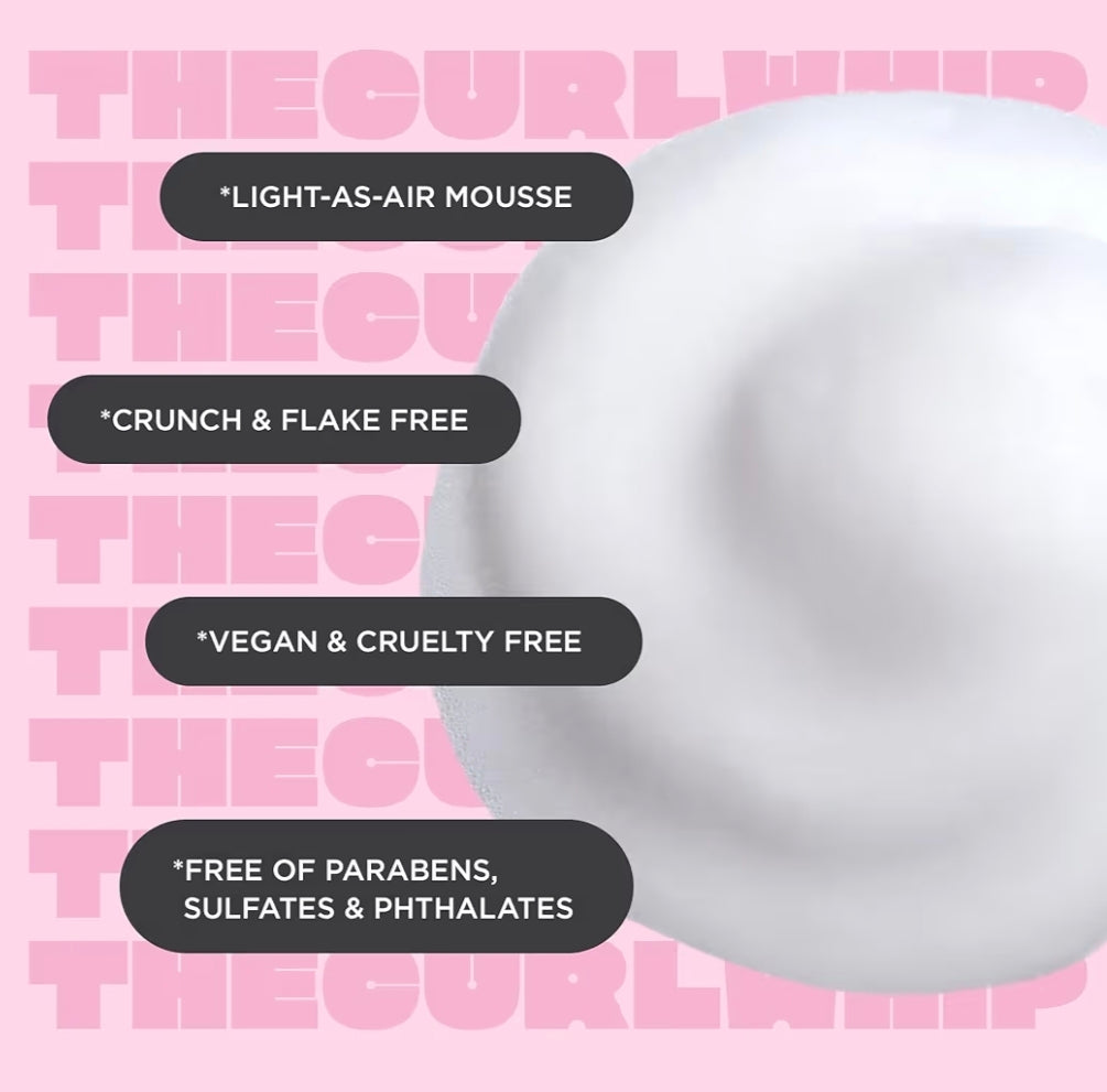 Cake Beauty The Curl Whip Mousse Definidora y Voluminizadora para Rizos 250 ml