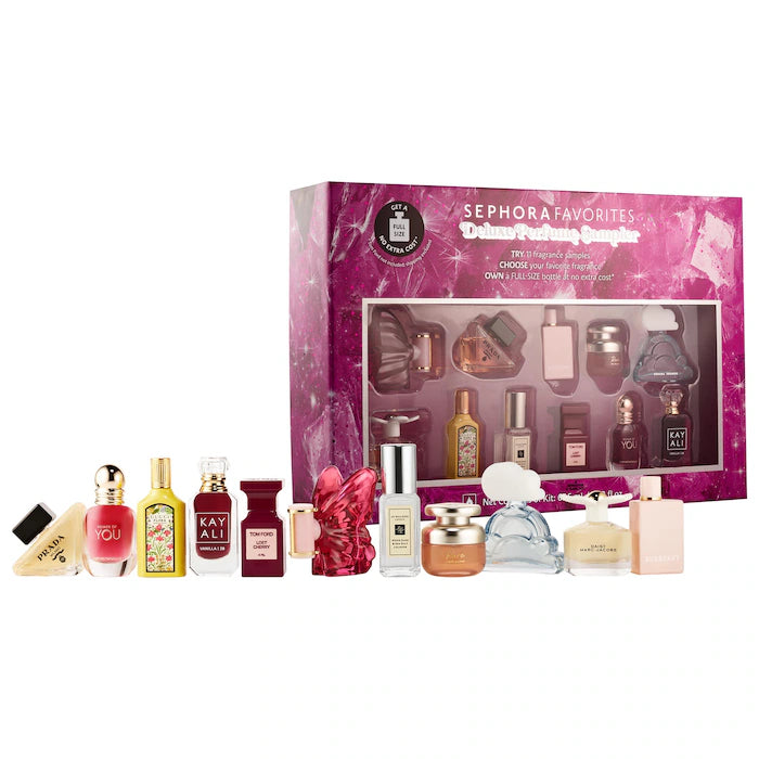 Sephora Favorites Holiday Perfume Sampler Vault Set con Certificado Canjeable*preventa*