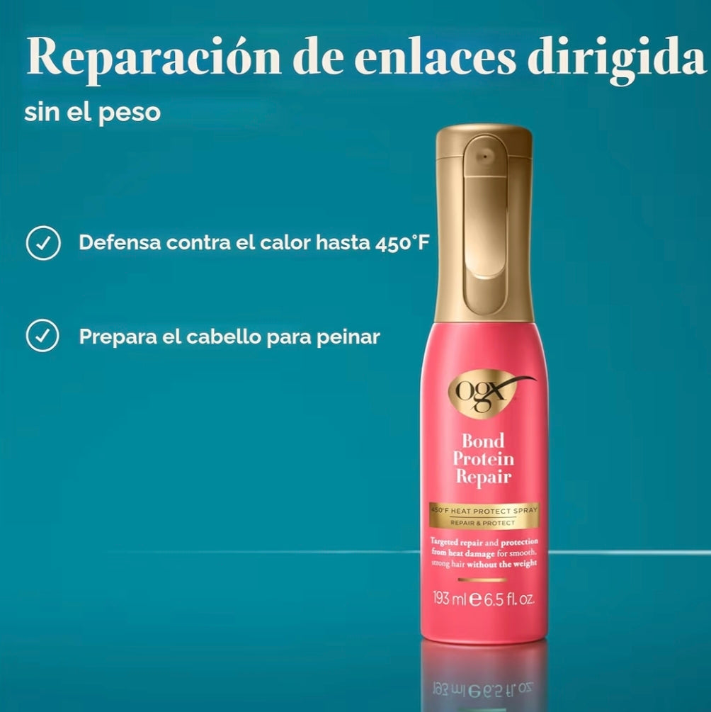 Spray Protector Térmico OGX Repair & Protect Bond Protein Repair 177 ml