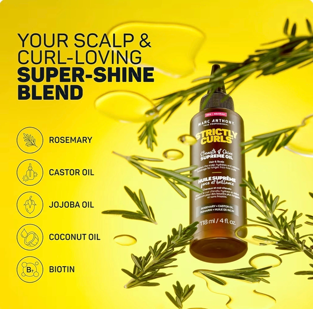 Marc Anthony Strictly Curls Aceite Strength & Shine Supreme