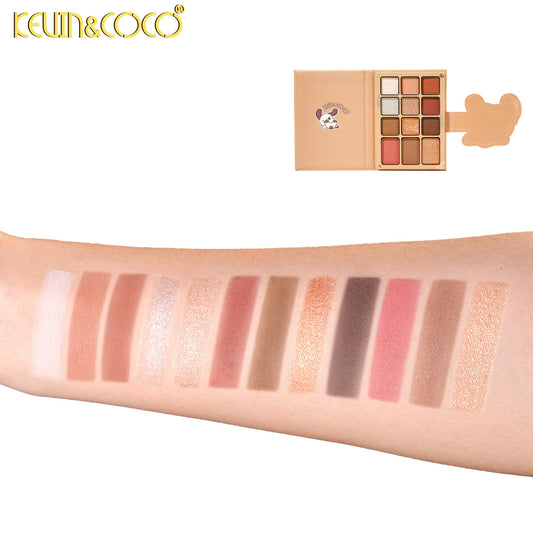 Sombras Kevin & Coco Animal Party 12 Color Eyeshadow