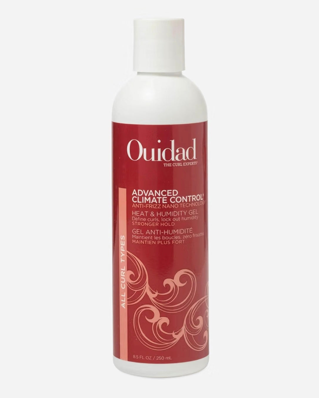 Ouidad Advanced Climate Control Gel Anti-Frizz – Fijación Fuerte para Rizos
