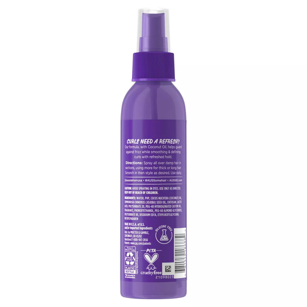 Aussie Miracle Curls Curl Refresher Spray Gel 5.7 oz