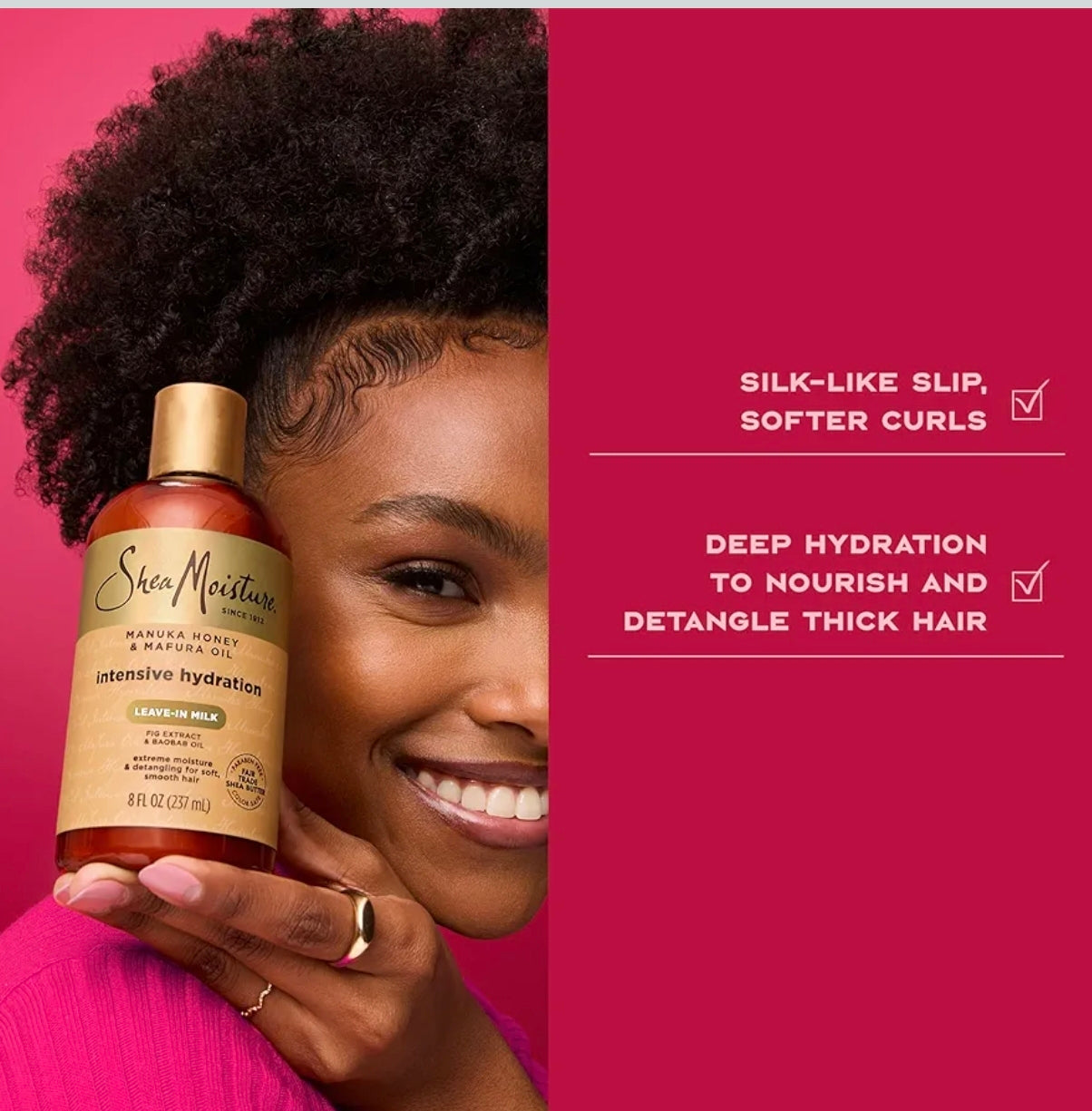 Leave-in Milk MANUKA HONEY & MAFURA OIL INTENSIVE HYDRATION Shea Moisture