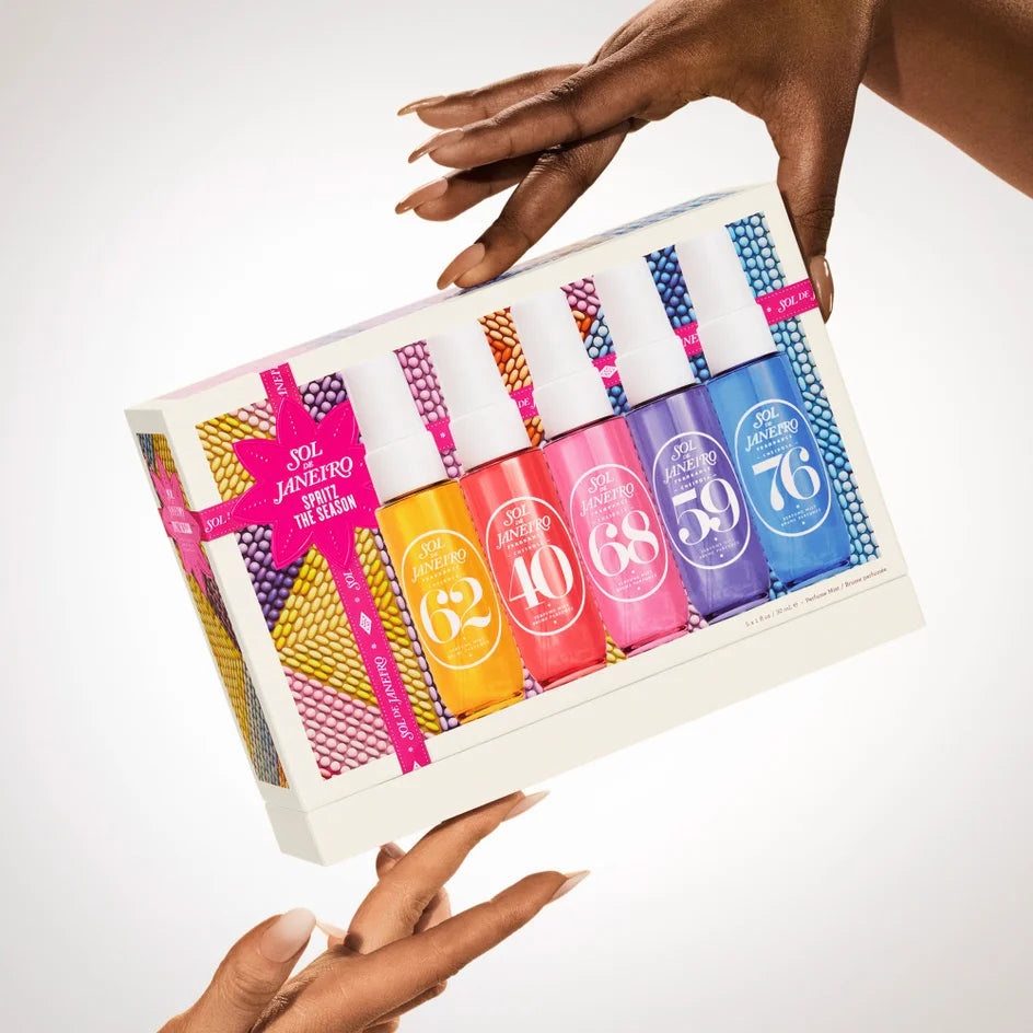 Set de regalo de bruma perfumada Spritz the Season Cheirosa Sol de Janeiro