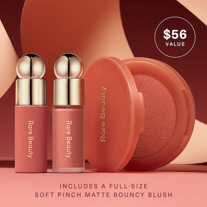 Trío de Labios Rare Beauty by Selena Gomez Soft Pinch Cheek & Lip Trio Makeup Gift Set
