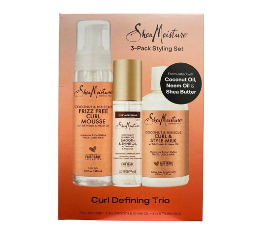 SheaMoisture Coconut & Hibiscus Curl Defining Trio Styling Set