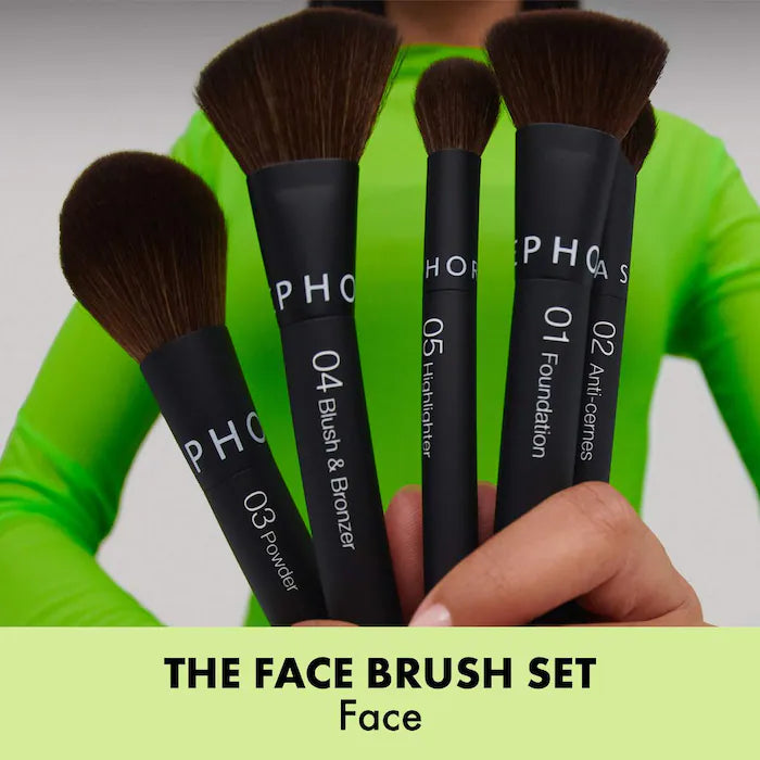 COLECCIÓN SEPHORA 
El juego de brochas para el rostro