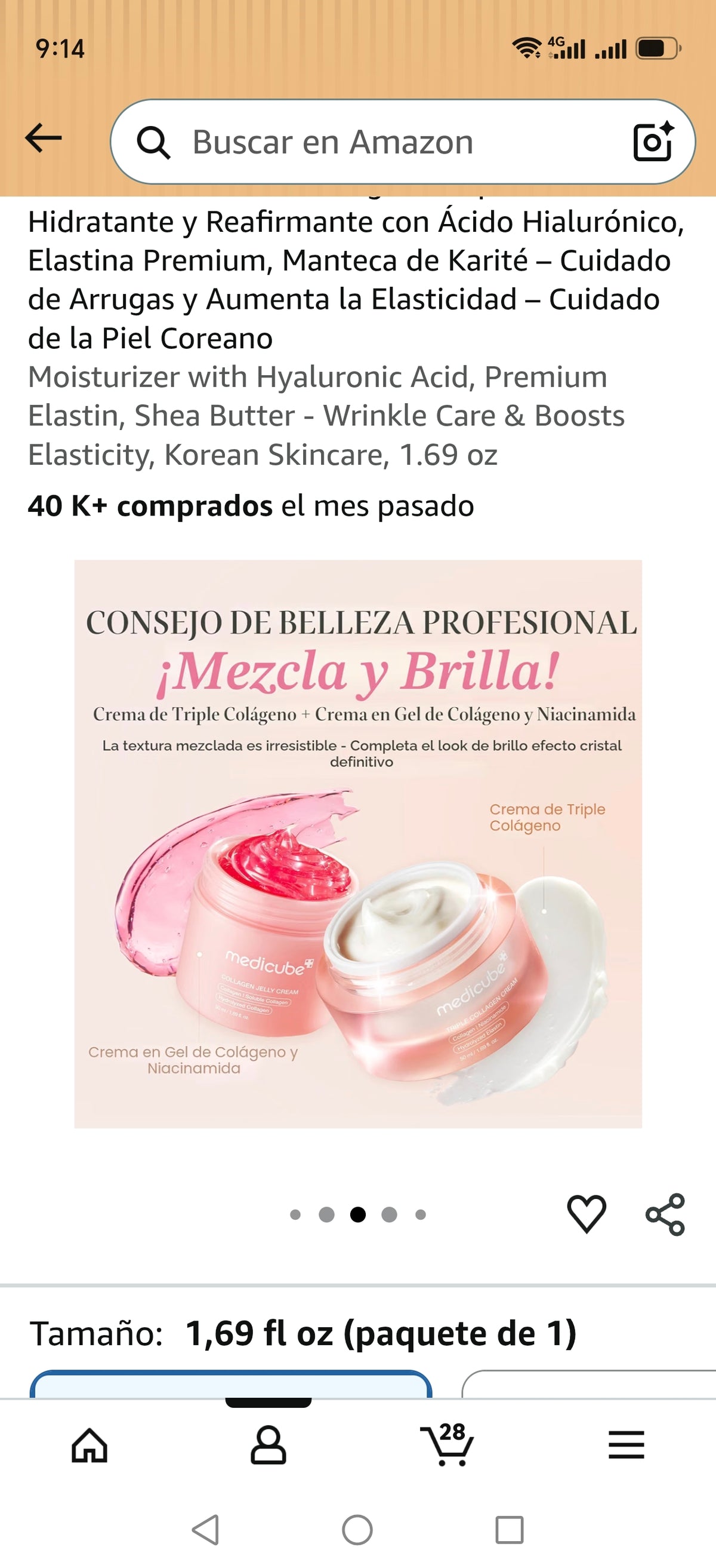 Medicube Triple Collagen Cream – Crema Hidratante y Reafirmante