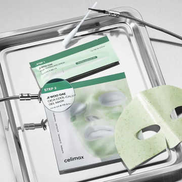 Máscara de Gel 2 Pasos, Cica PHA Peel (4 unidades) Celimax