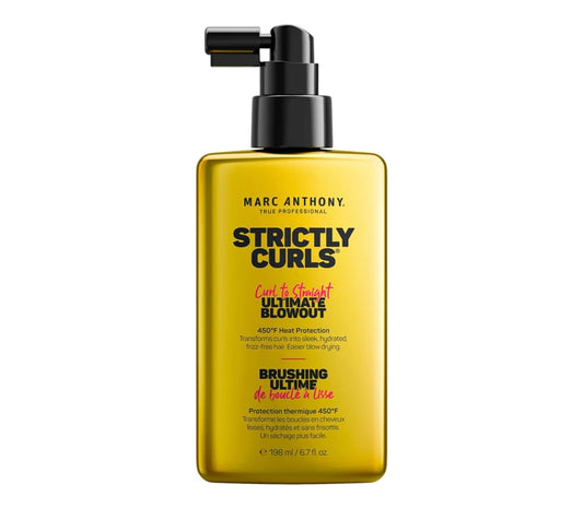 Marc Anthony Strictly Curls Ultimate Blowout Spray | Protector de Calor y Antifrizz para Cabello Rizado