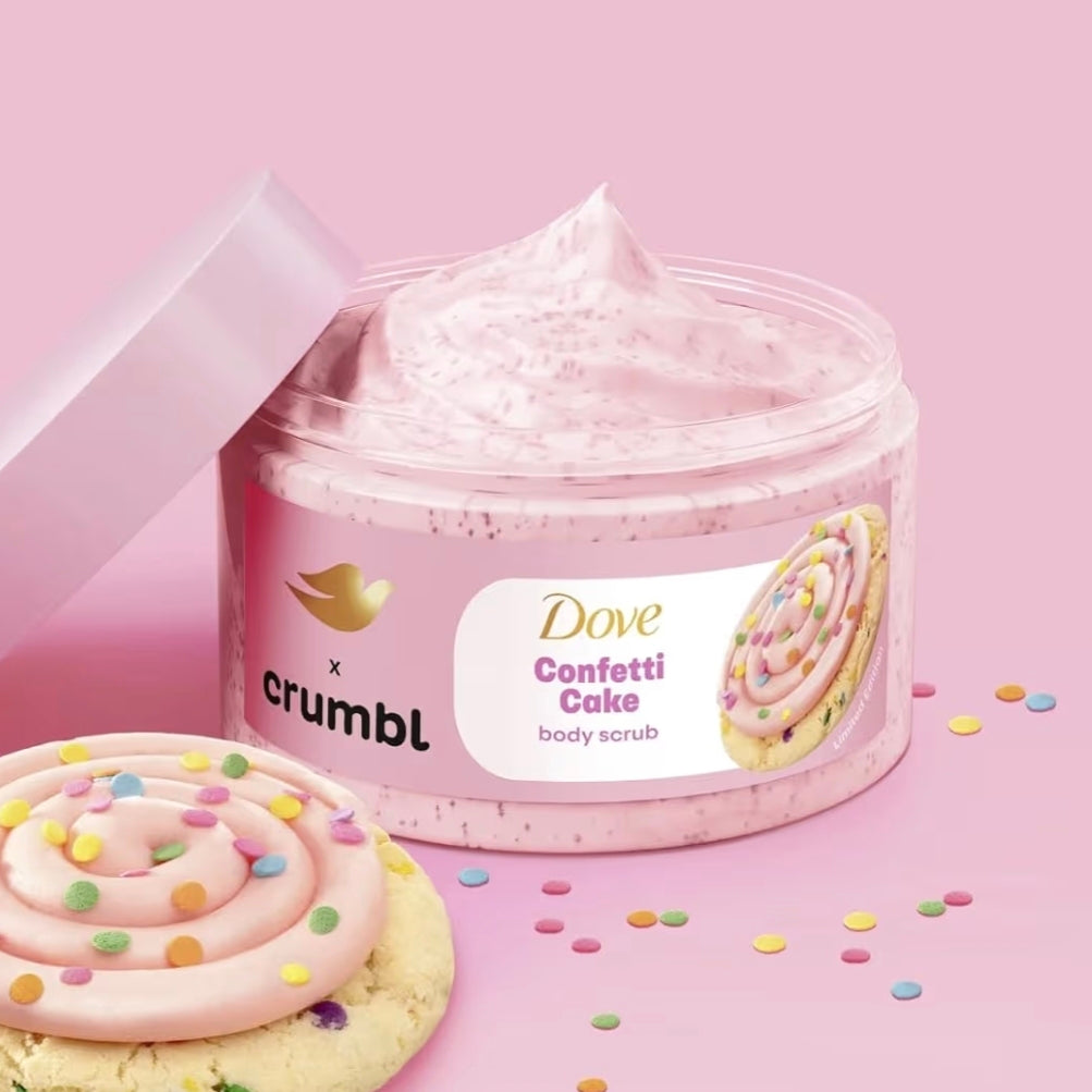 Dove x Crumbl Confetti Cake – Set de Regalo Edición Limitada (3 Piezas)