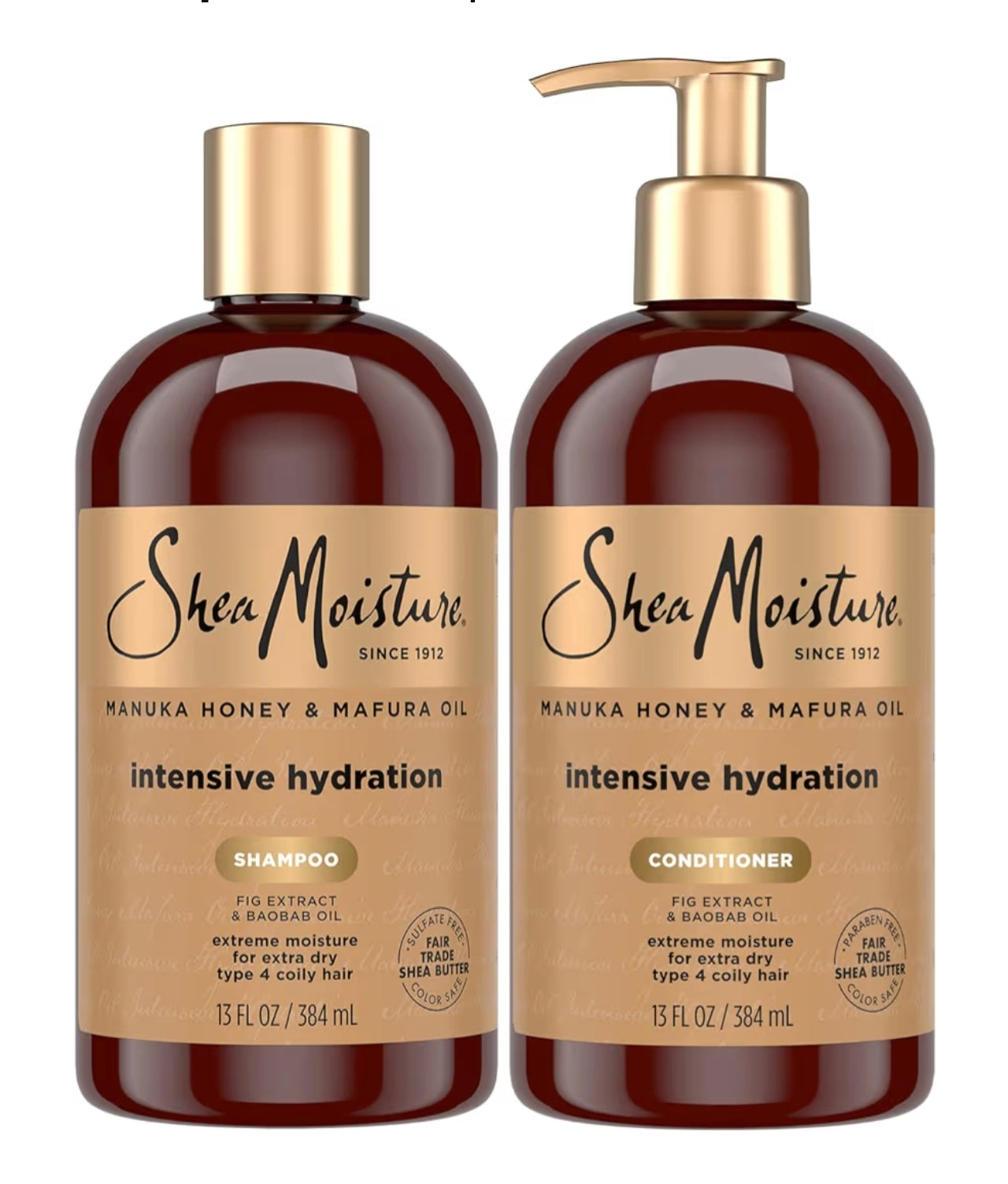 Champú / acondicionador Manuka Honey & Mafura Oil Intensive Hydration de Shea Moisture