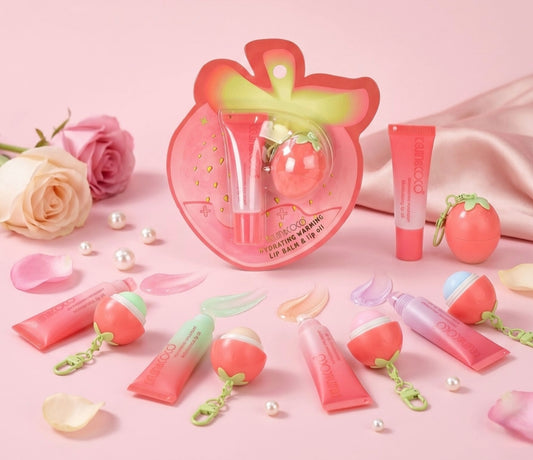 Lip gloss + bálsamo labial Kevin & coco