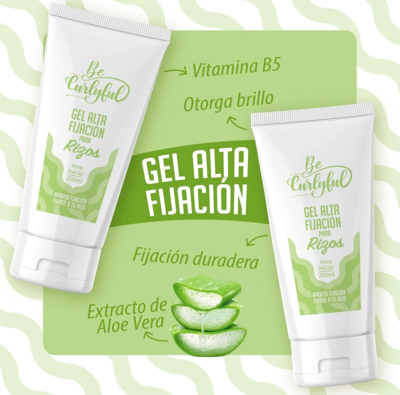 Gel Fijación Alta Be Curlyful