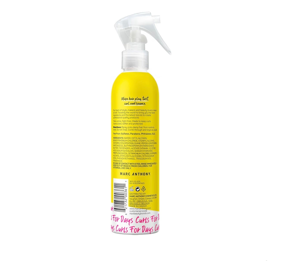 Marc Anthony Strictly Curls Curl Envy Leave-In Conditioner 250 ml | Acondicionador Sin Enjuague para Cabello Rizado