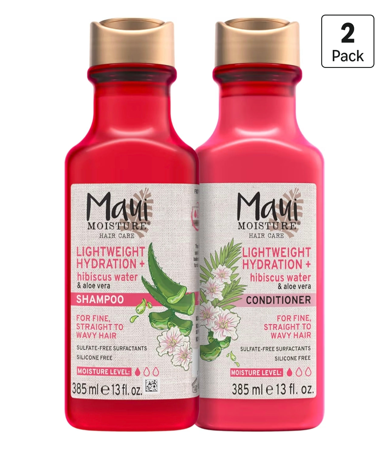 Maui Moisture Light Hydration + Hibiscus Water Shampoo & Conditioner