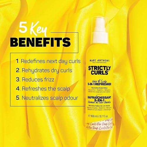 Marc Anthony Spray Refrescante para Rizos Strictly Curls 5-en-1 5.7 oz