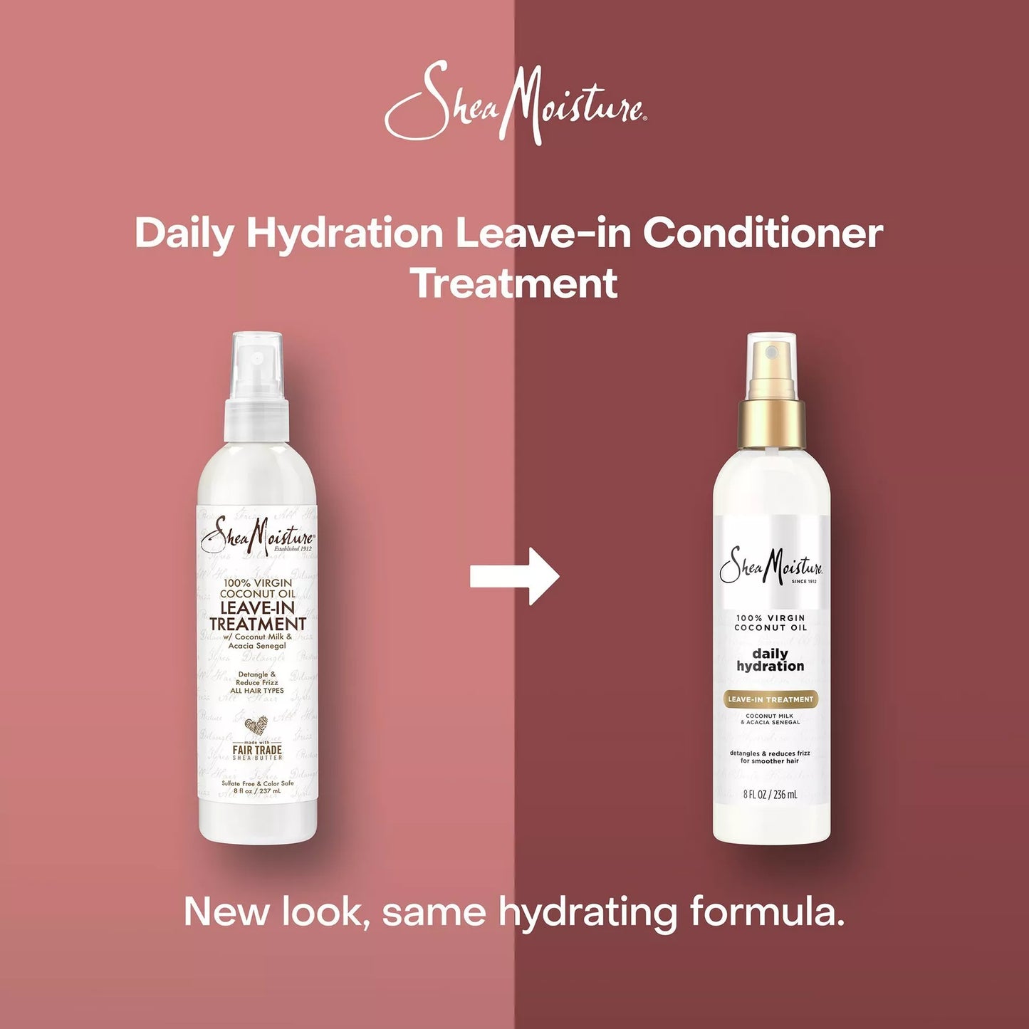 Leave-In 100% Virgin Coconut Oil Daily Hydration Shea Moisture