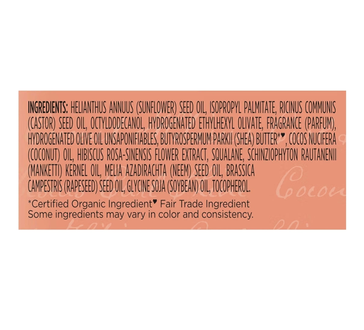 Shea Moisture Aceite Suave y Brillante de Coco/hibisco 3.3oz