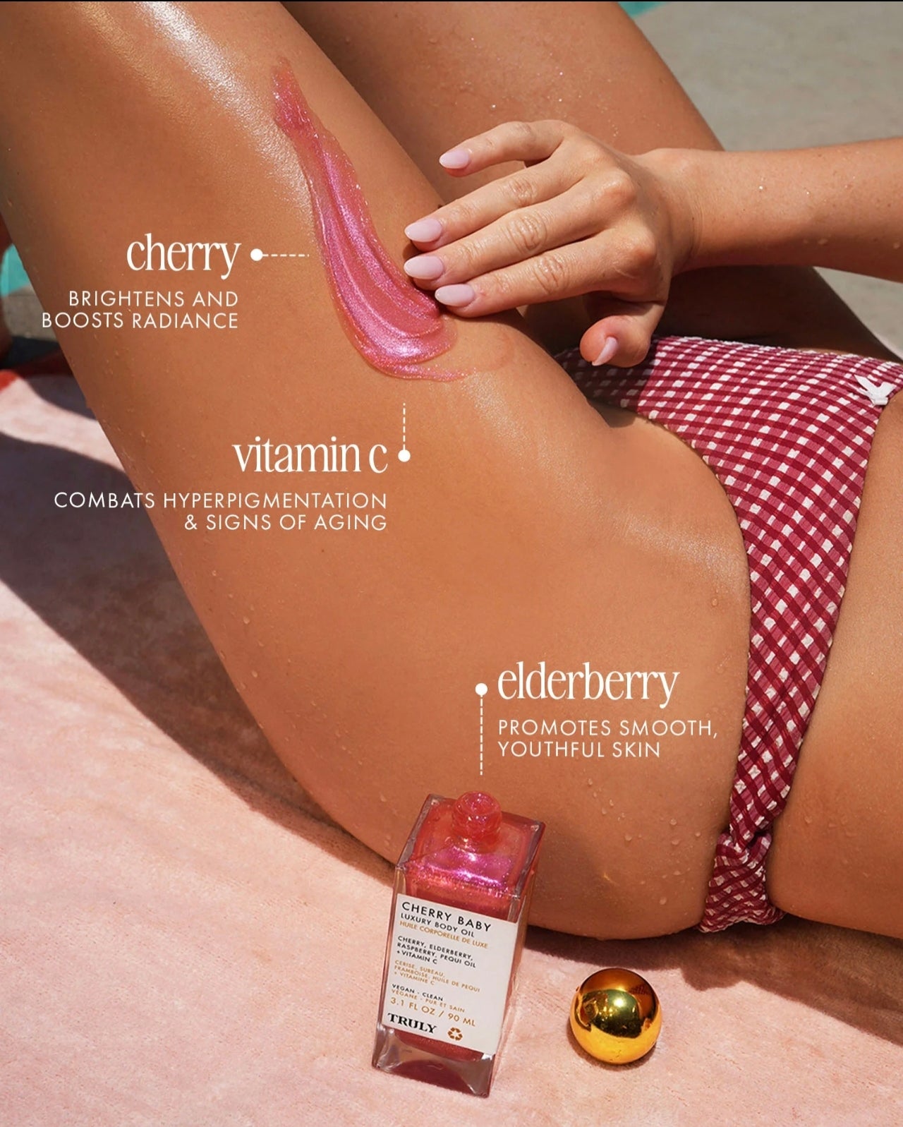 Aceite Corporal de Lujo Cherry Baby – Truly Beauty – 90 ml