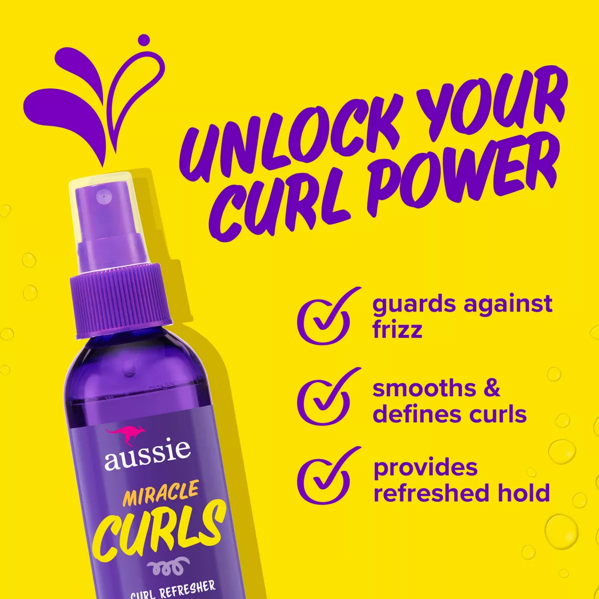 Aussie Miracle Curls Curl Refresher Spray Gel 5.7 oz