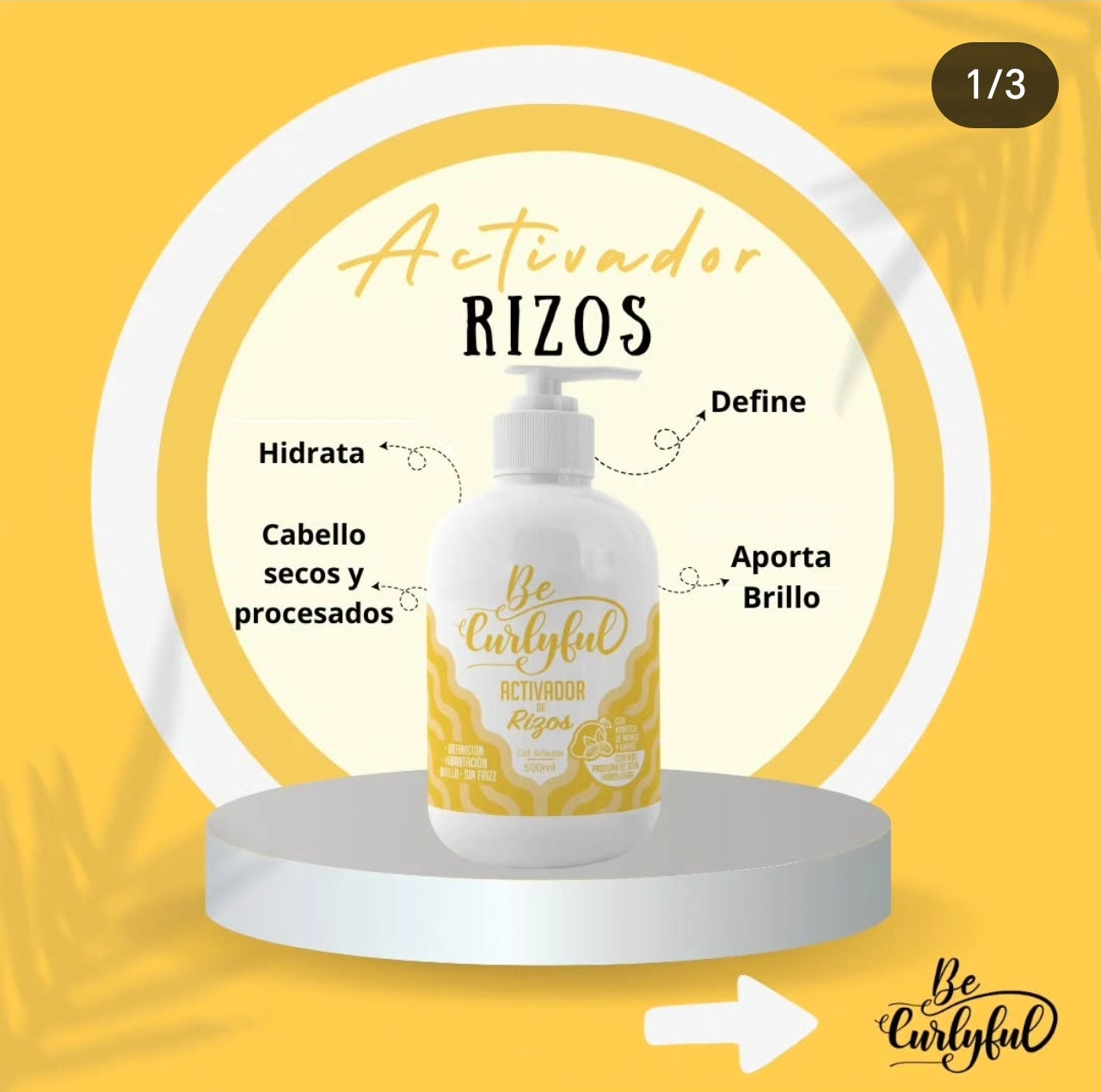 Be Curlyful Activador de Rizos