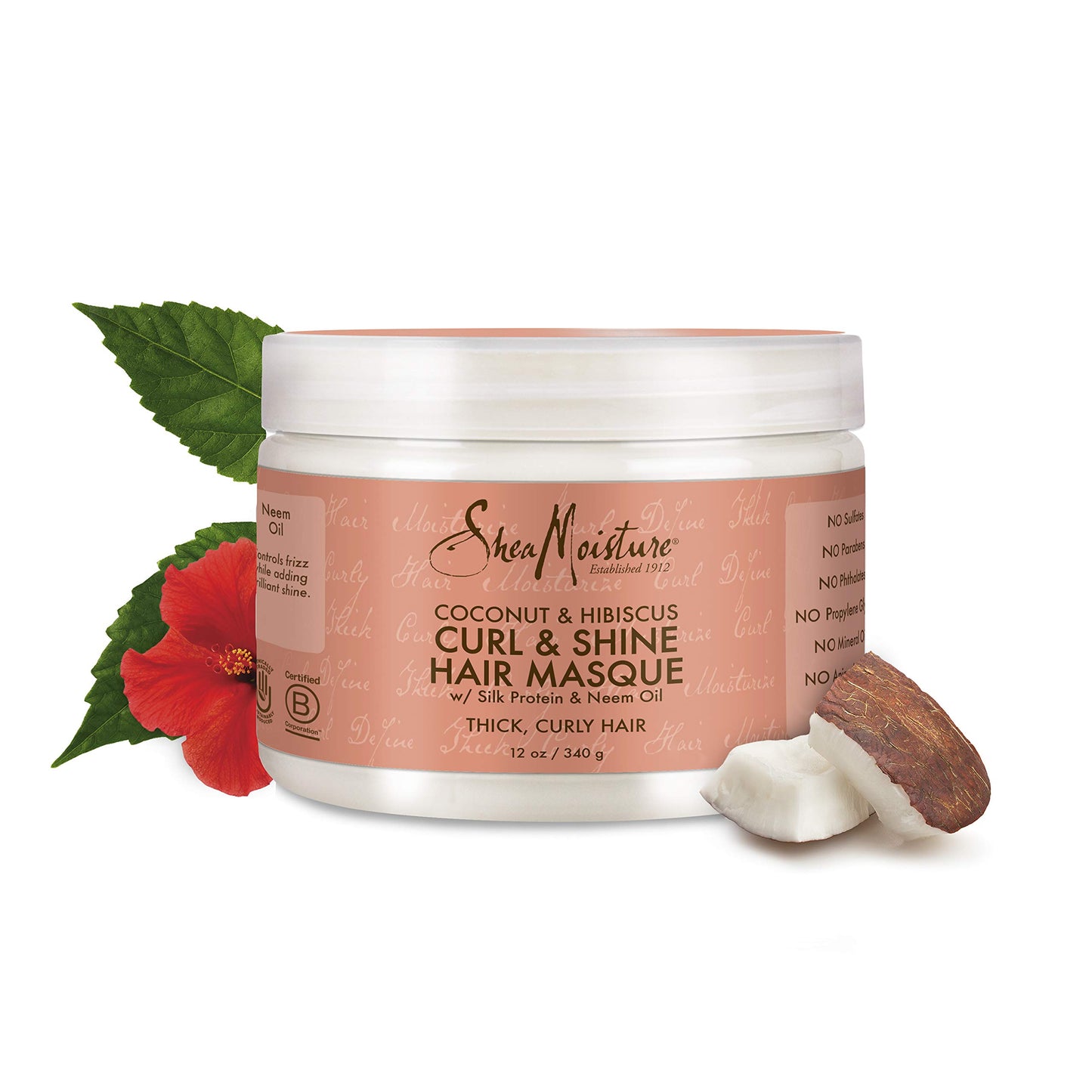 Mascarilla Coconut & Hibiscus Shea Moisture 326 g
