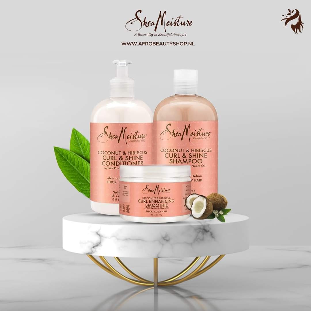Champú/ acondicionador Coconut & Hibiscus Curl & Shine Shea Moisture